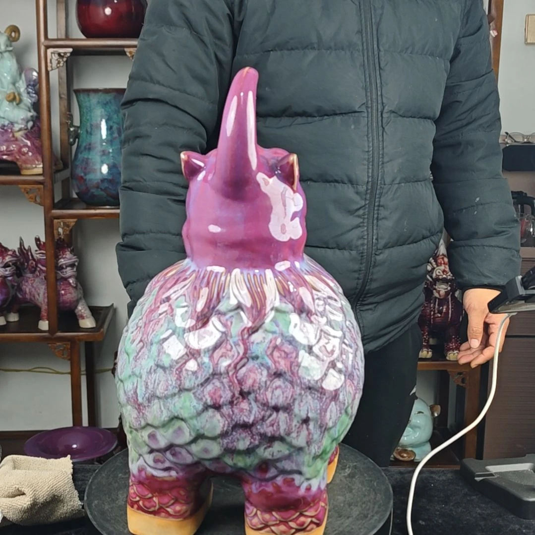 摆件神后镇钧瓷摆件