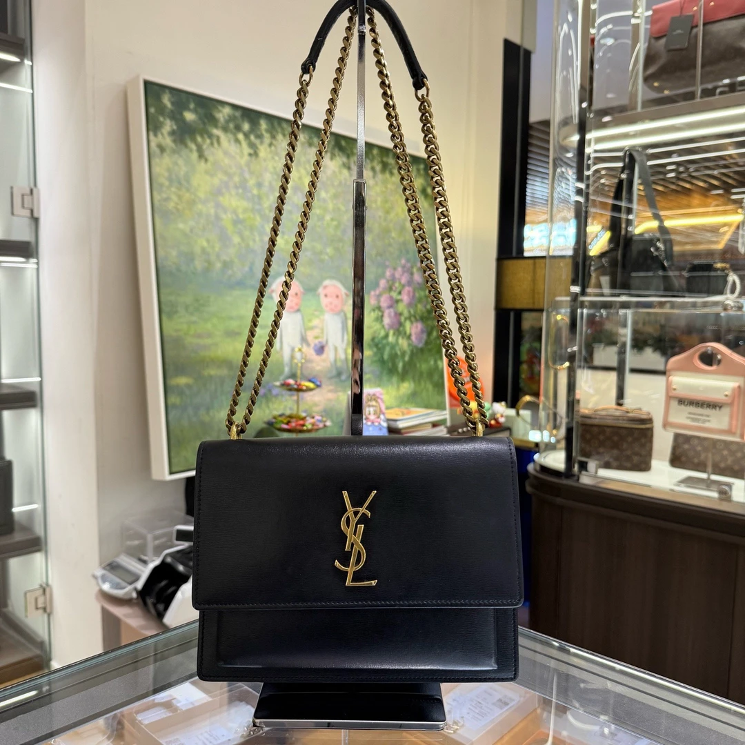 95新 YSL/圣罗兰 16488048/KIKIFIFI/中号日落包