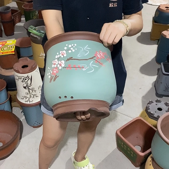 紫砂花盆紫砂花盆