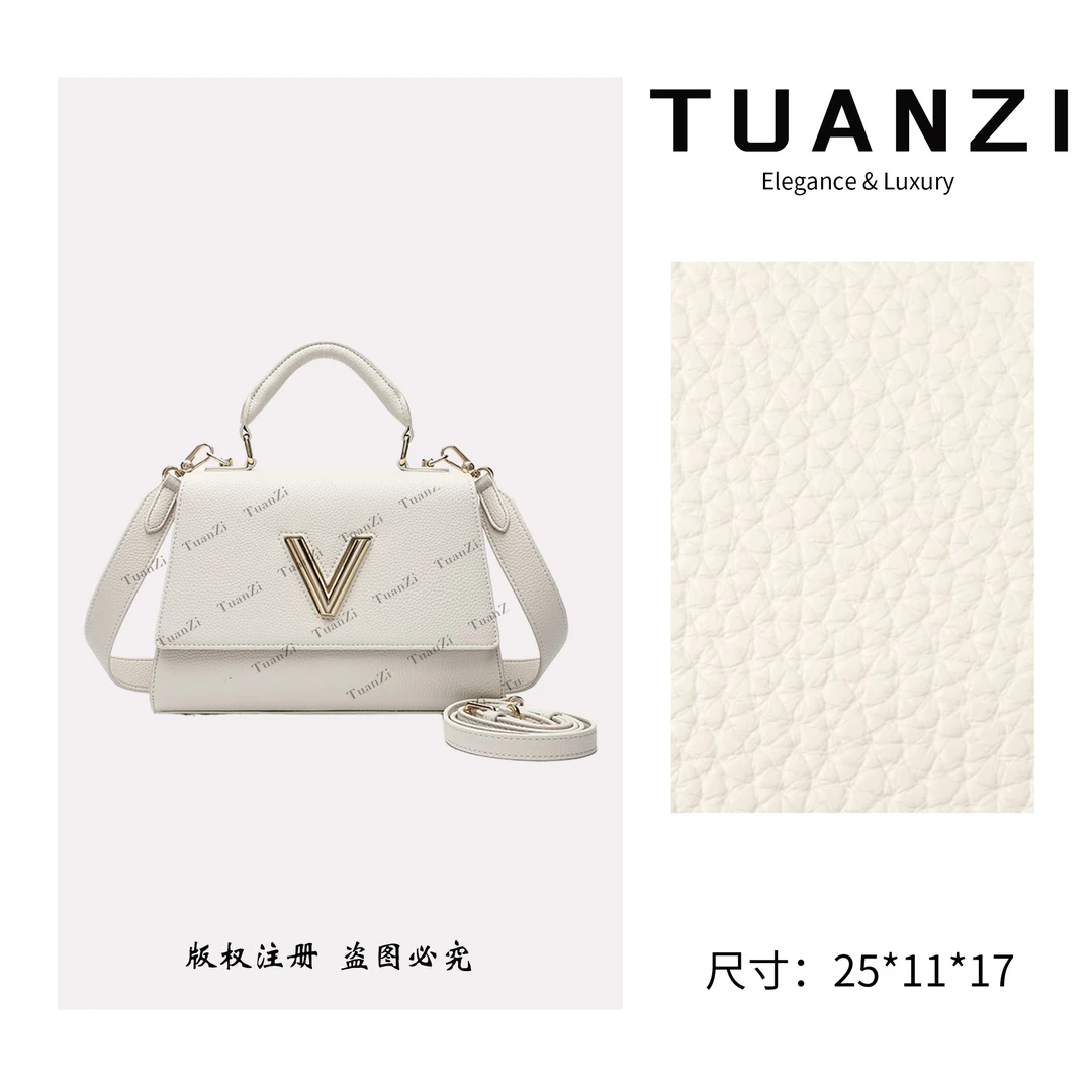 【高端玩家】马户家单肩手提斜挎女包 RC-25418-米白