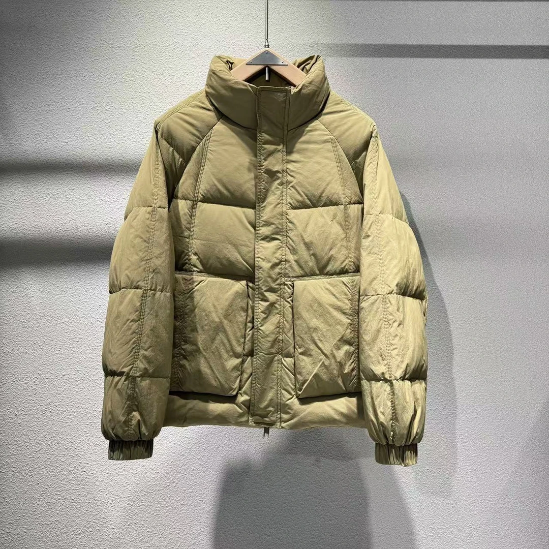 《冬立》男士新款75绒子立领款面包服国标80羽绒服-13806