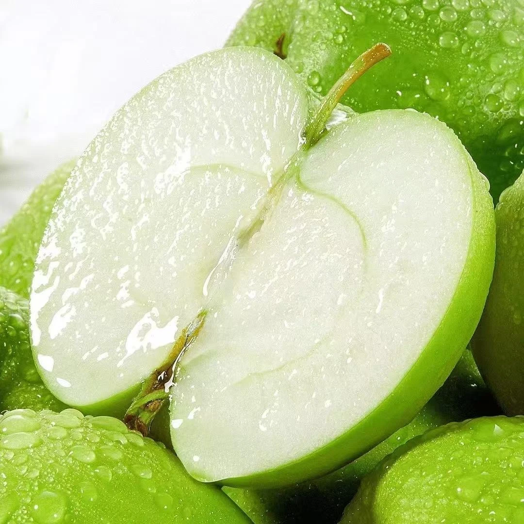 大凉山新鲜现摘青苹果 酸甜脆爽可口 孕期水果 黄元帅苹果 脆苹果