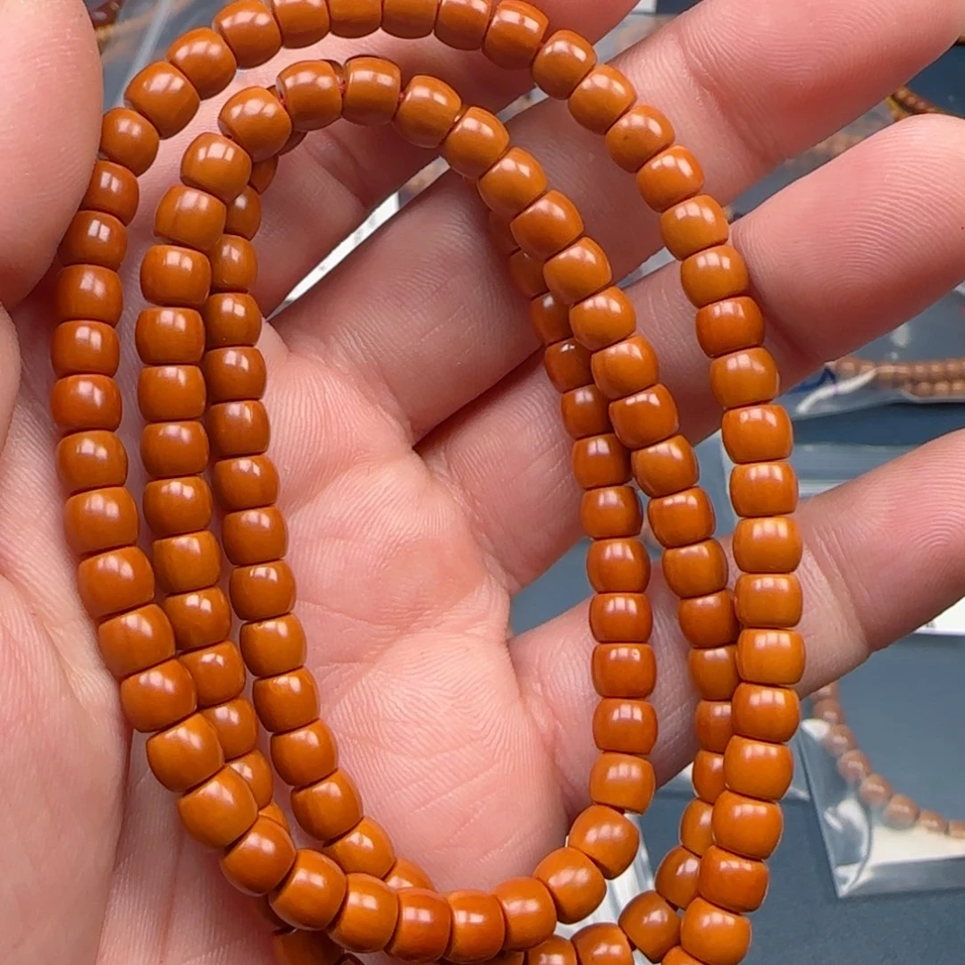 曲***馍手串橄榄核老挝S+级核尖极限弧尺寸6.1