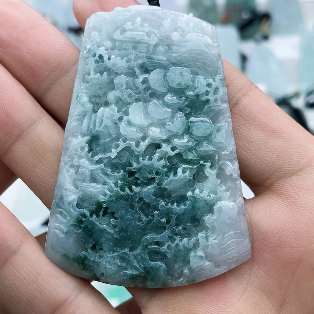 颈饰未镶嵌翡翠翡翠