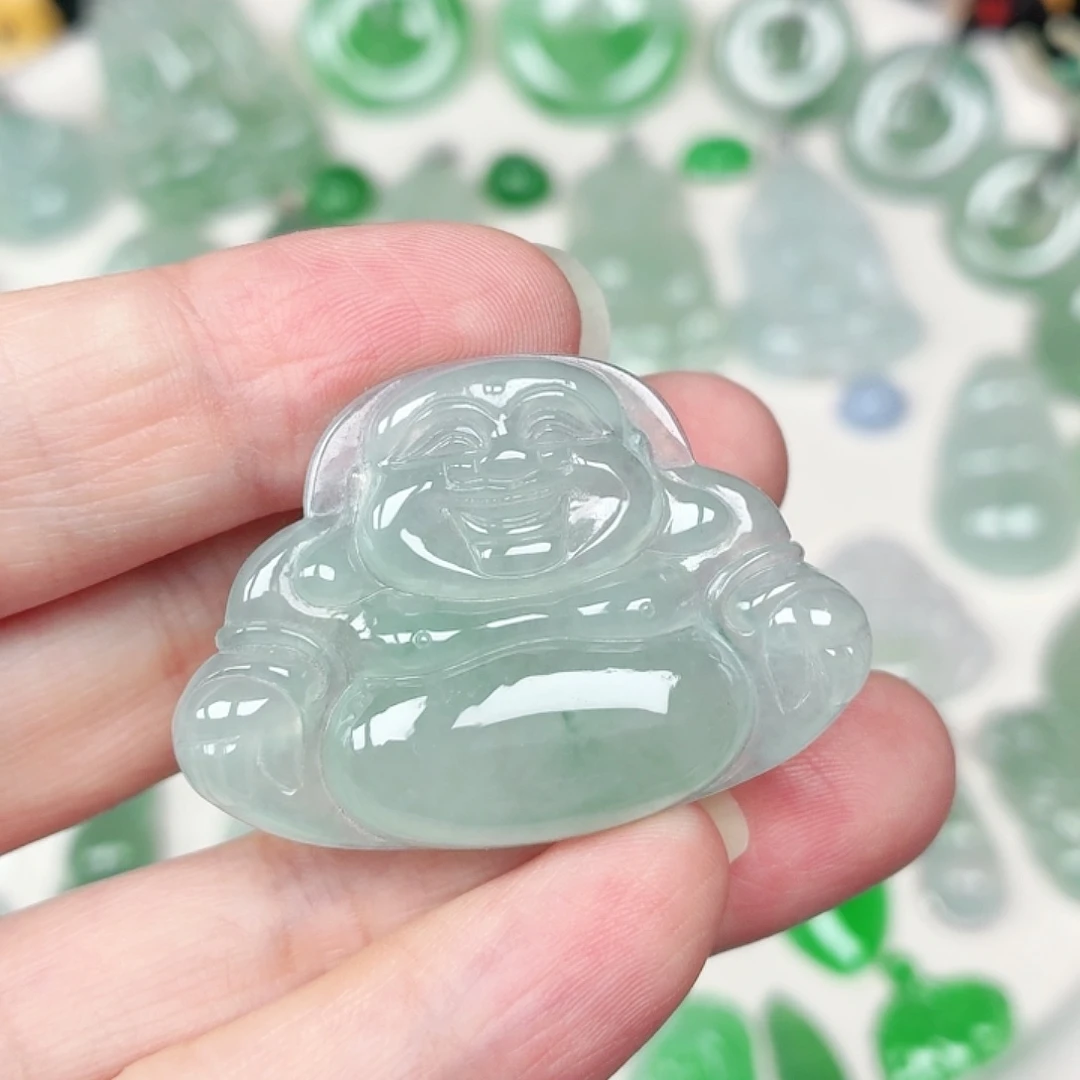 翡翠未镶嵌颈饰缅甸天然A货翡翠