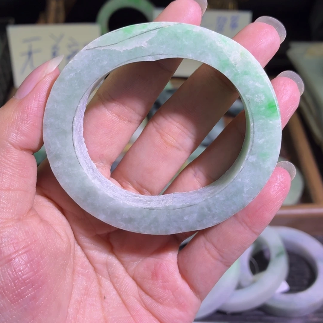 定制翡翠未镶嵌缅甸翡翠A货手镯毛胚定制