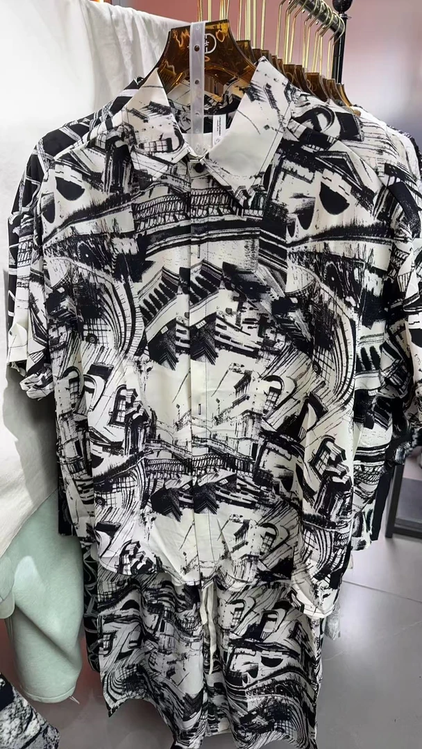 24167-DJS潮牌男女同款套装