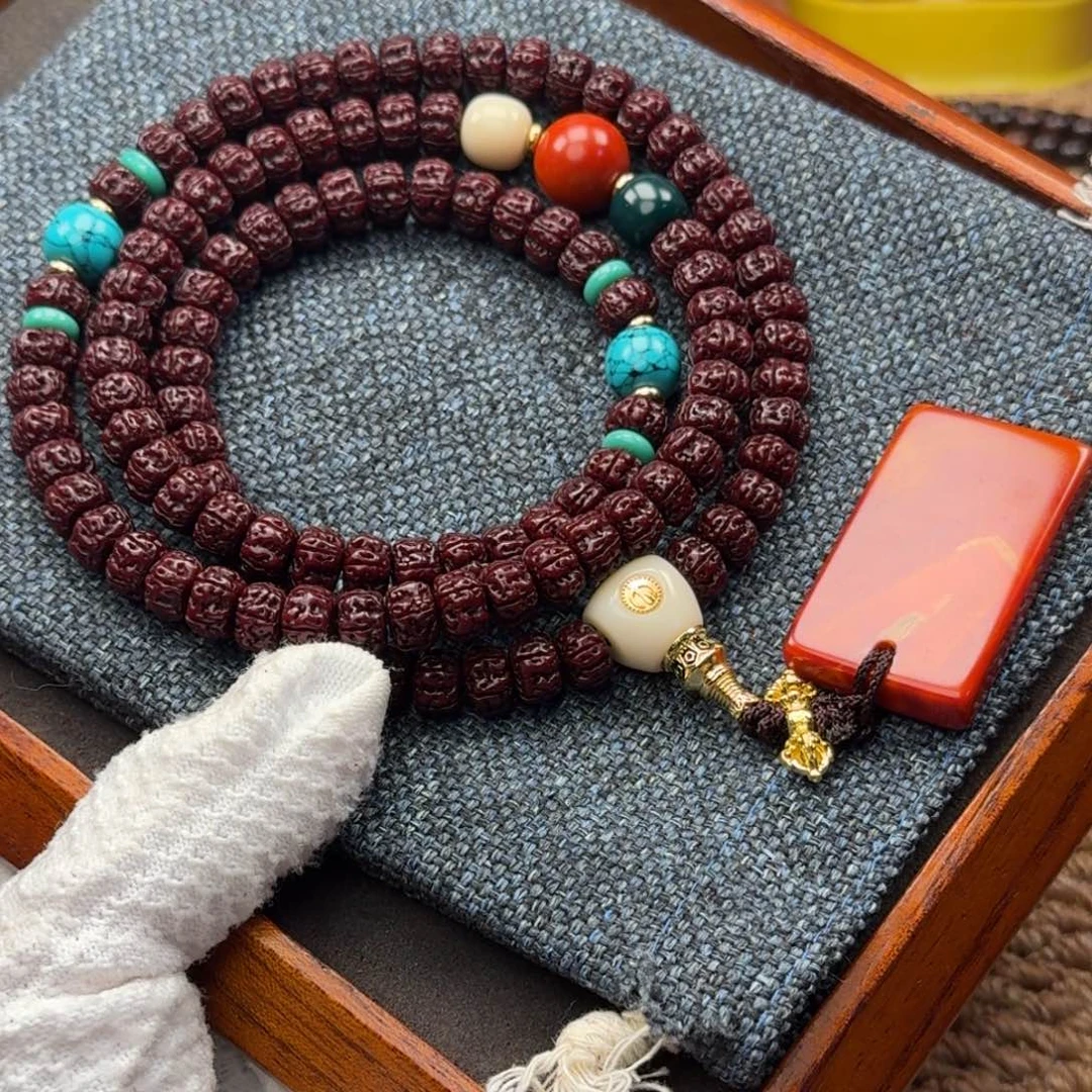 冷***声金刚菩提吊坠黑金