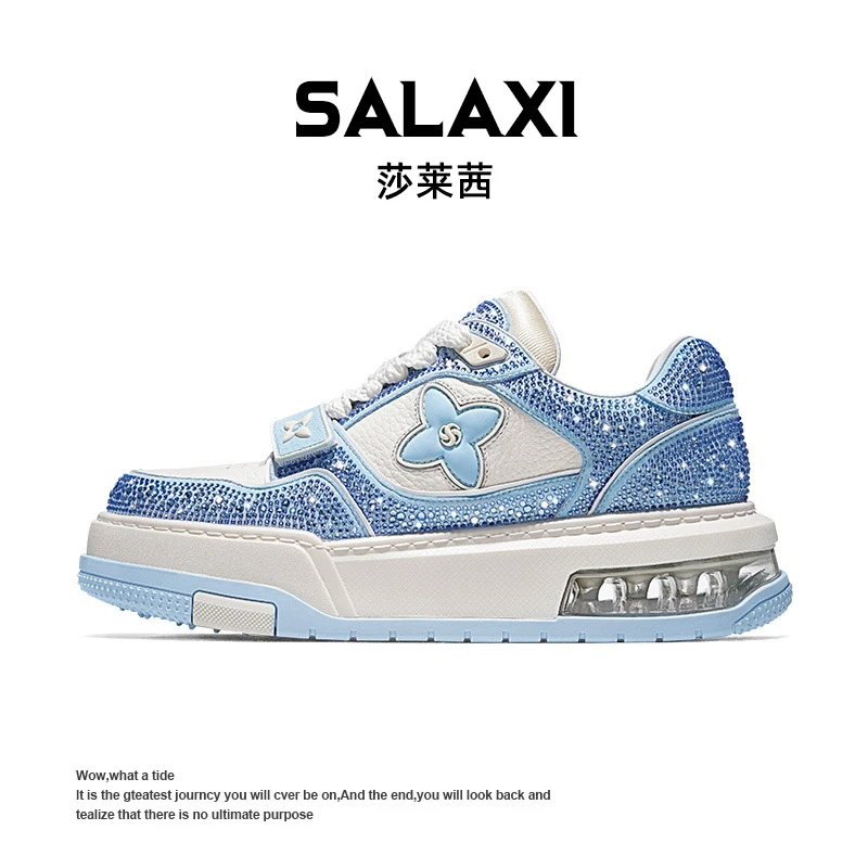 SALAXI【情侣款】欧货高级感潮牌网红爆款满天星奥钻鞋