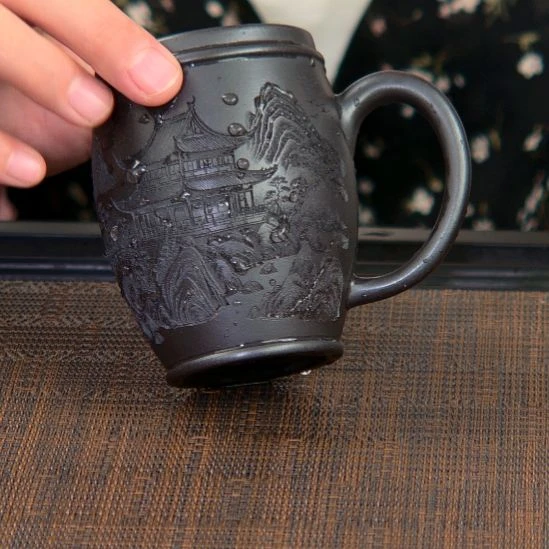 茶杯紫砂高货放漏