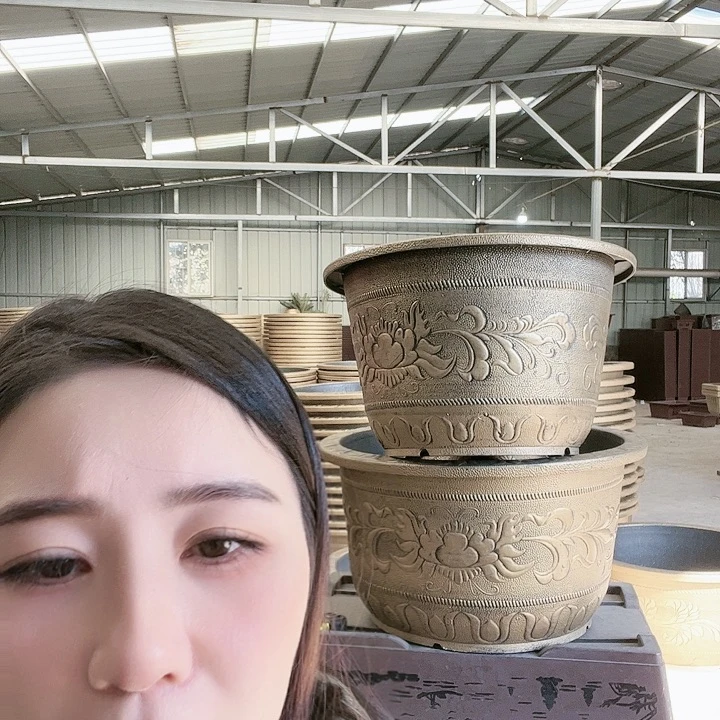 圆83口径花盆五个