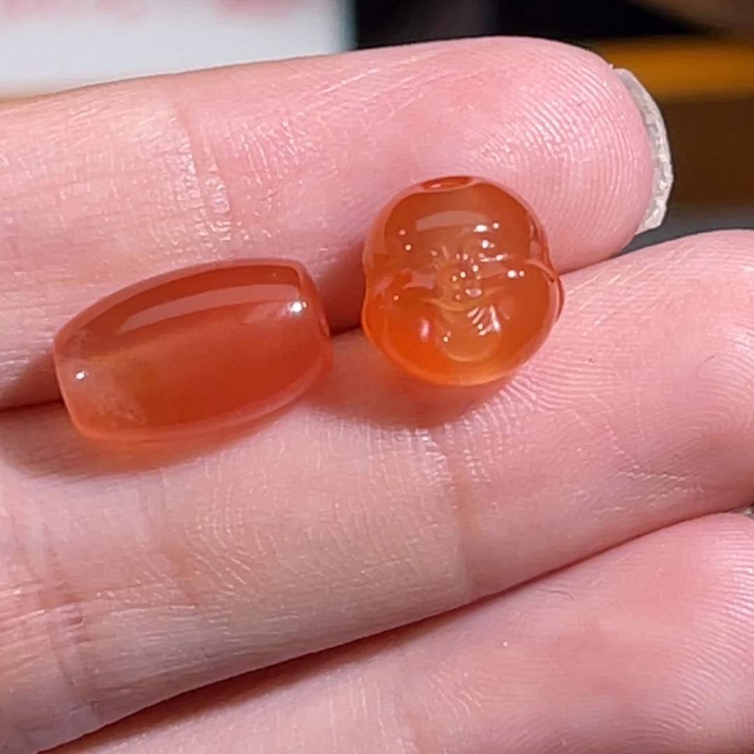 南红玛瑙未镶嵌活动套装不退换