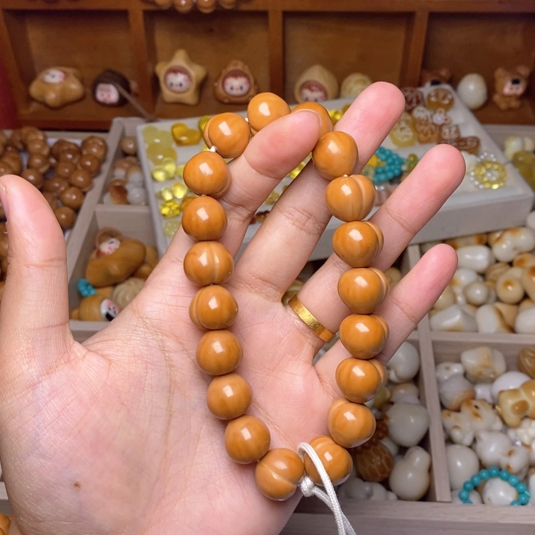 猴头核桃手串16奶油泡芙