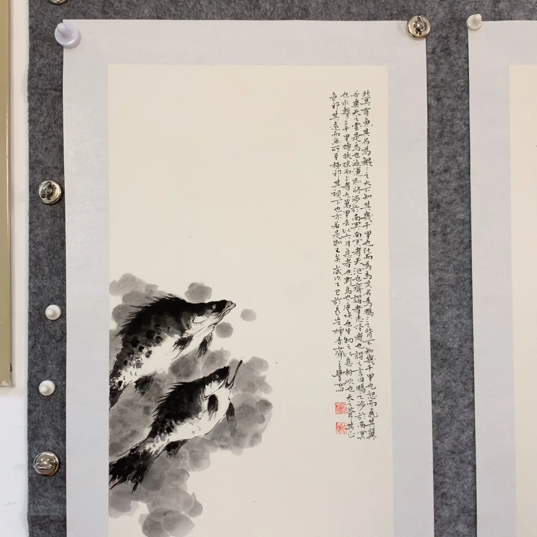 国画花鸟作品写意