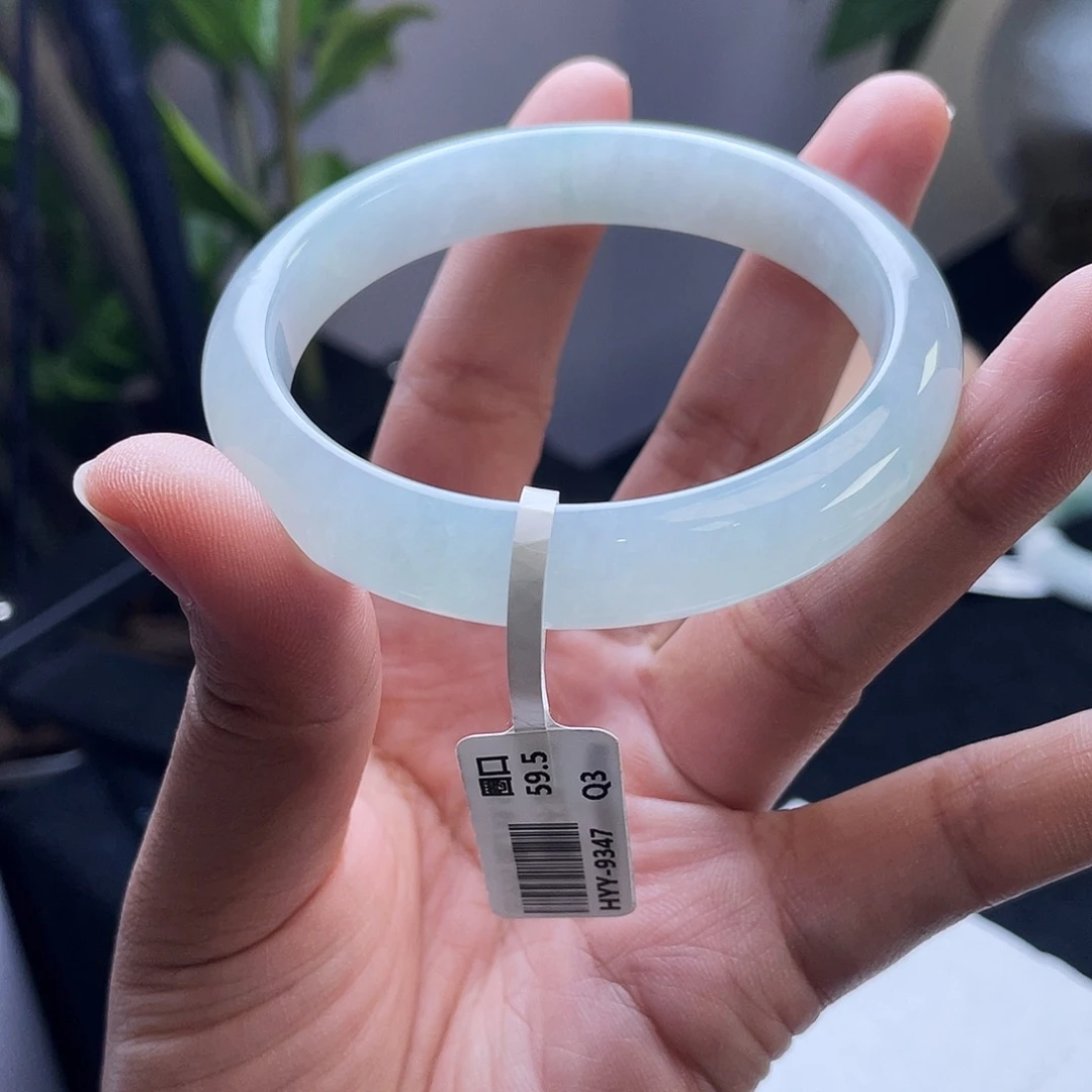 翡翠未镶嵌手镯60正圈16