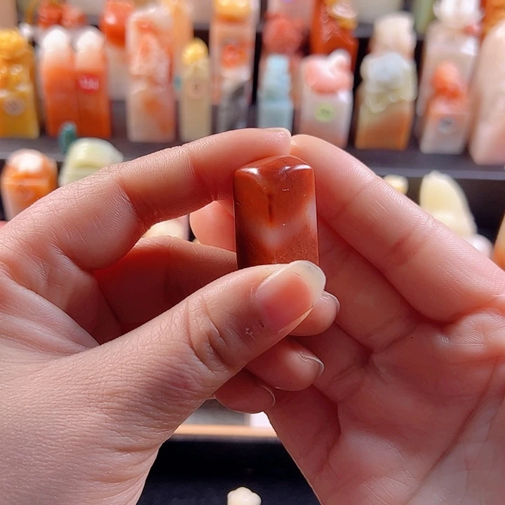 老挝石印石顾*里1.4厘米，包刻