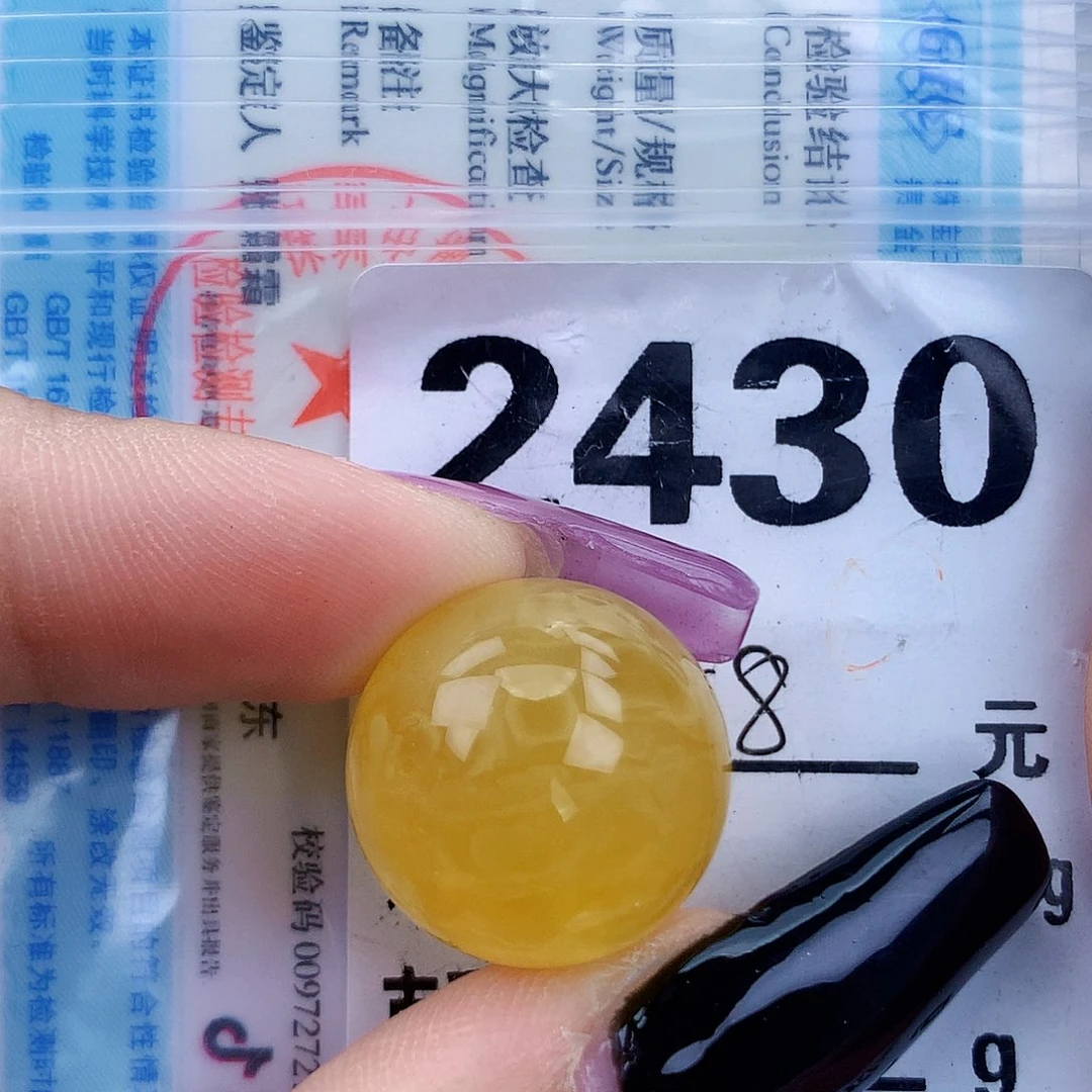 琥珀未镶嵌珠宝奇石18.3植物