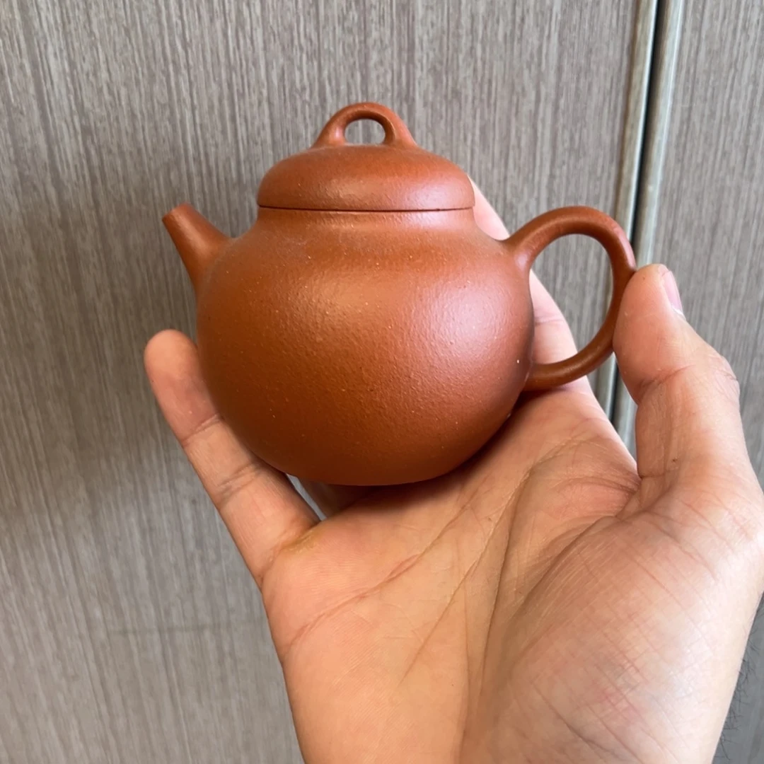 茶壶紫砂来**长高宫灯红泥