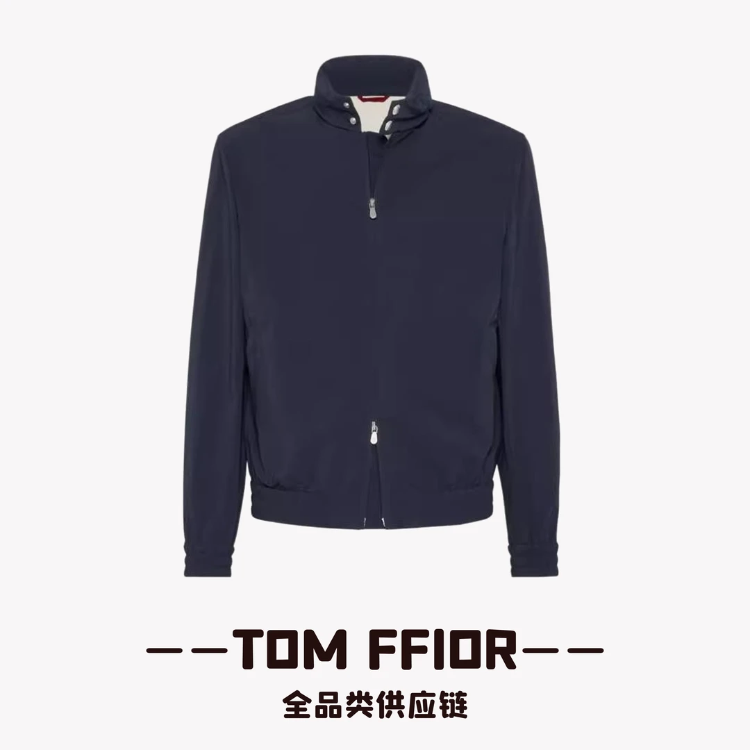 TOM FFIOR【B*C-2w+】高奢立领春款休闲时尚男士户外夹克外套2343