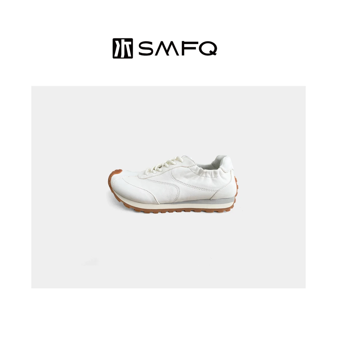 水木夫妻  植鞣水洗牛皮阿甘鞋 丑萌感百搭德训运动鞋