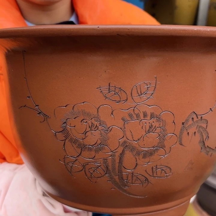 28紫色三角金钟花盆花盆