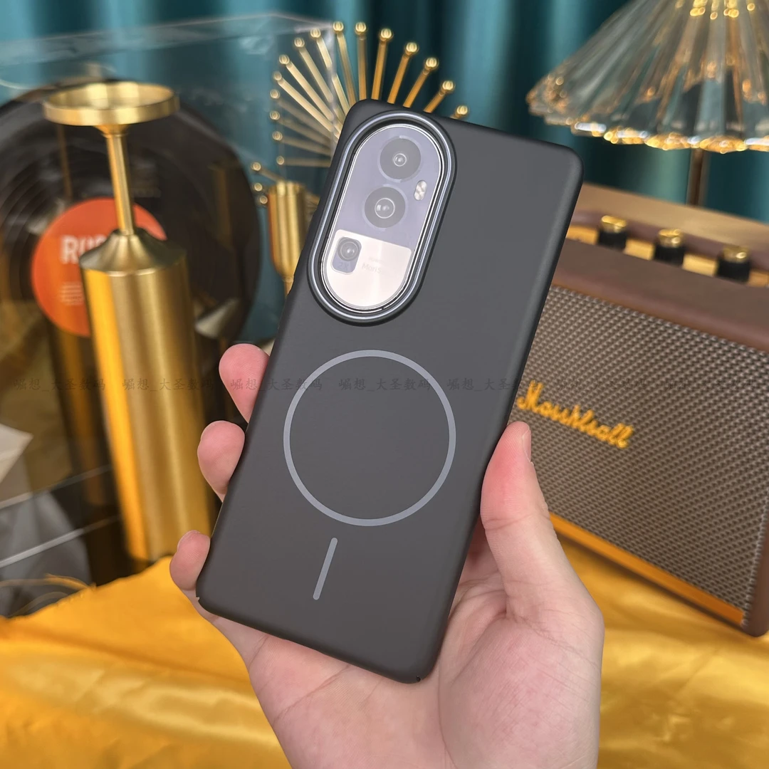 【超薄裸感+肤感磁吸】适用于OPPO Reno10Pro手机壳高端防摔防指纹