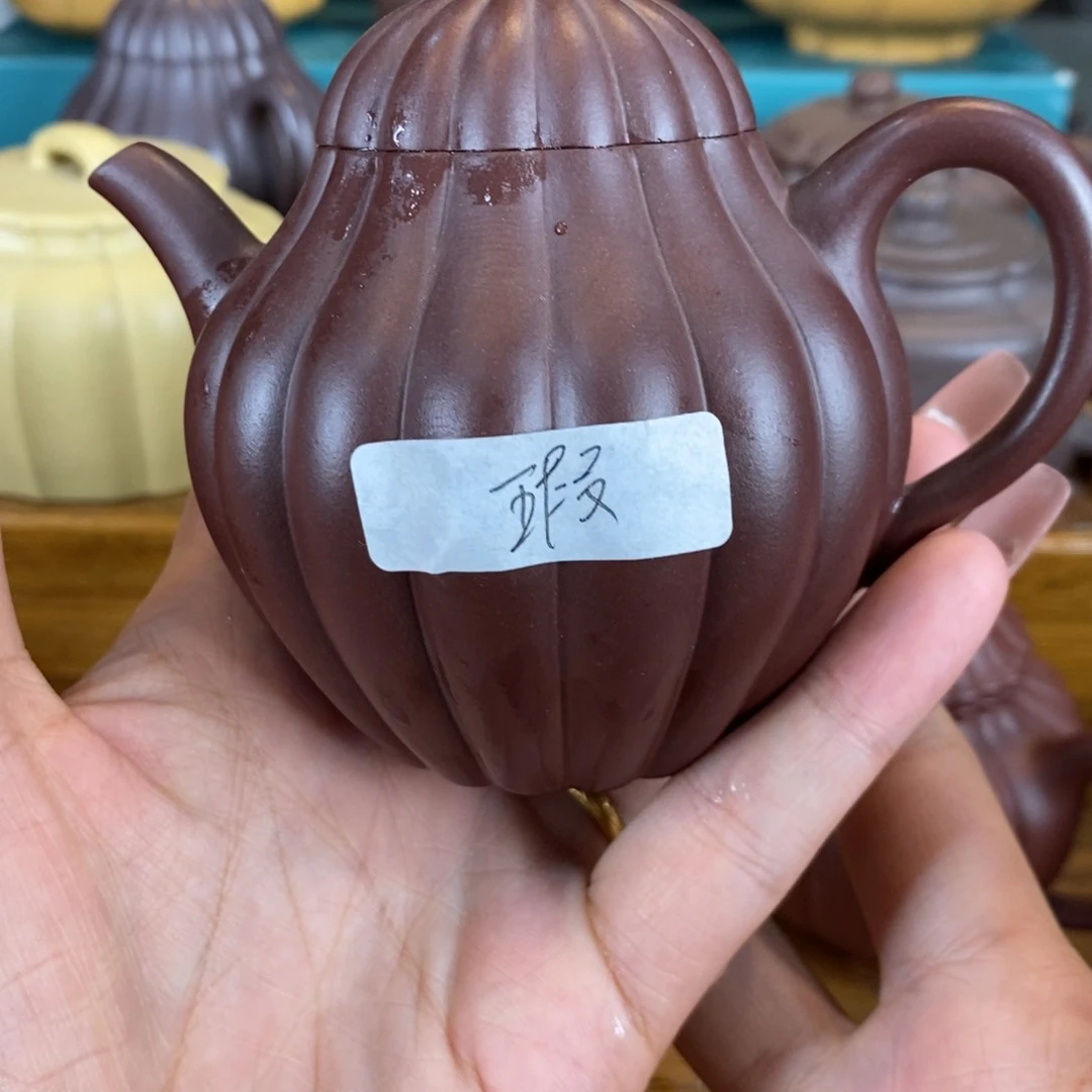 茶壶紫砂原矿泥料手工壶直播间