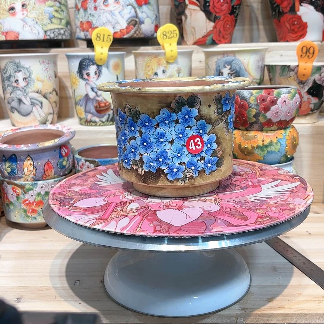 紫砂花盆手工花盆默认微瑕13/12