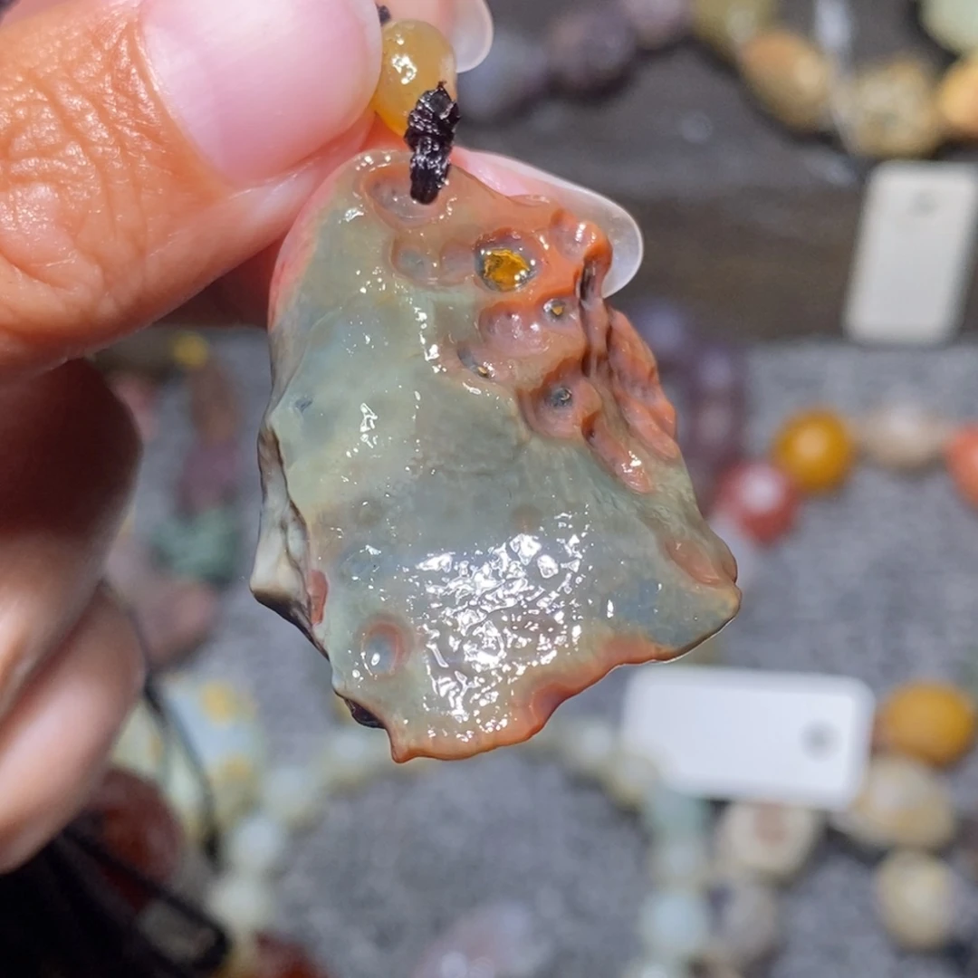 未镶嵌玛瑙/玉髓珠宝半成品