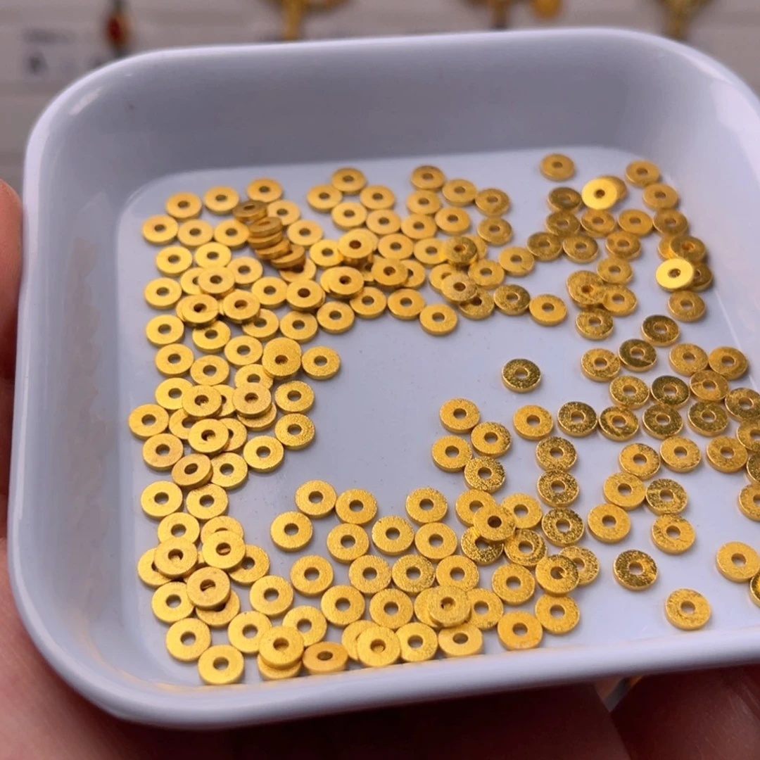 玻璃颈饰5尺寸隔片，10片