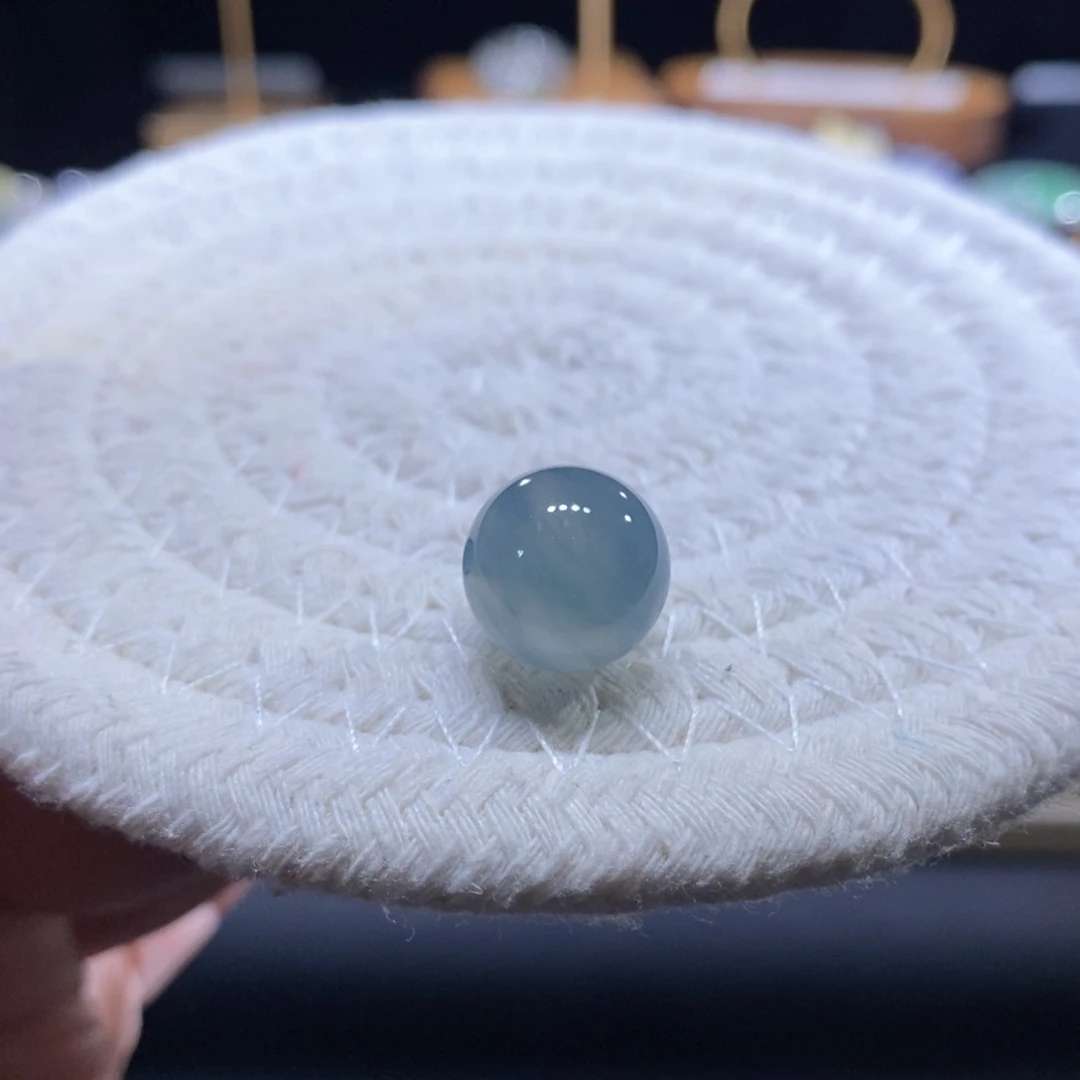 翡翠未镶嵌吊坠(不含链)翡翠星空蓝珠卡12.5