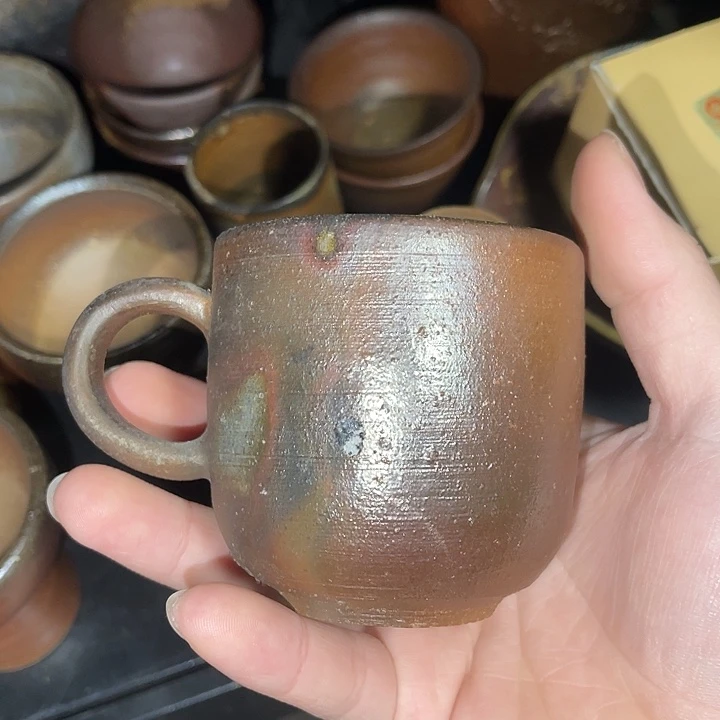 松岛弘 咖啡杯 备前烧