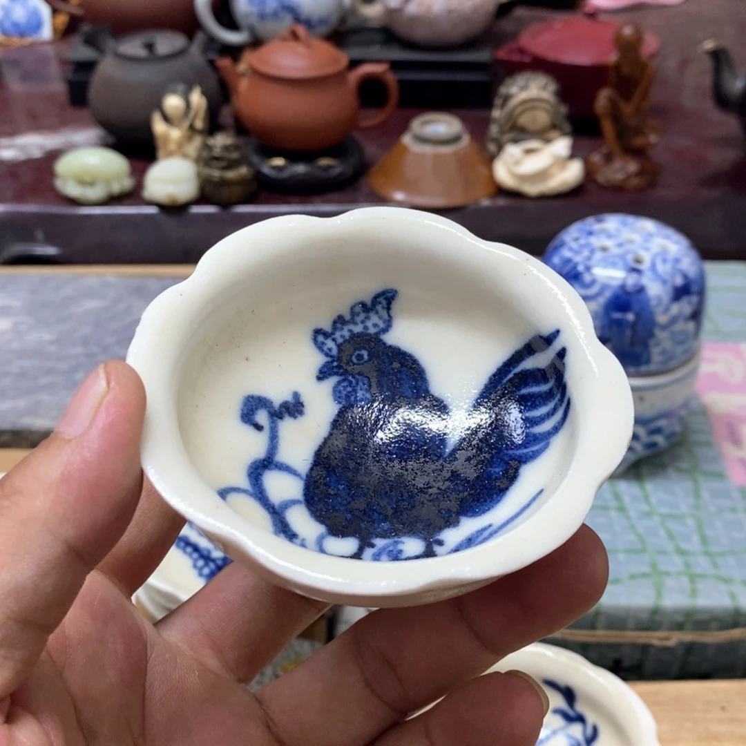 茶杯紫砂蜜胺手绘陶瓷杯子