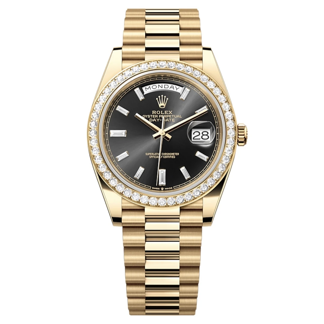 99新 Rolex/劳力士 23年全套/星期日历型228348rbr黄冰糖