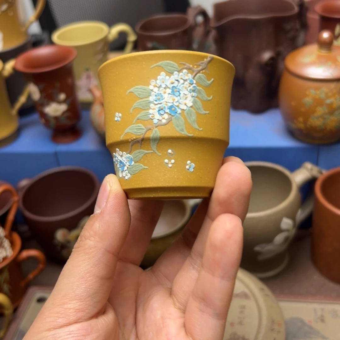 紫砂茶杯紫砂主人杯80cc