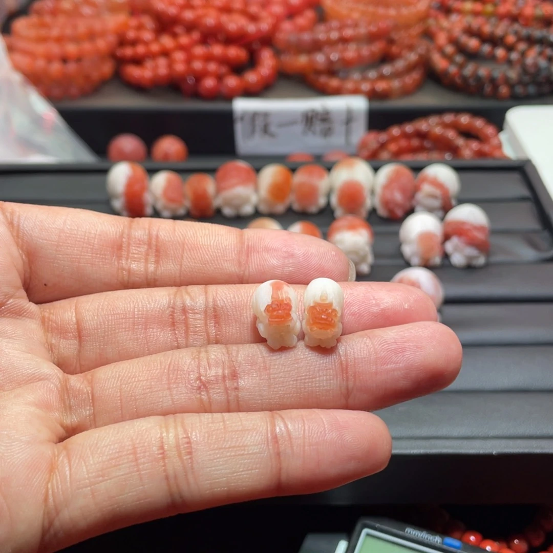 南红玛瑙手链未镶嵌