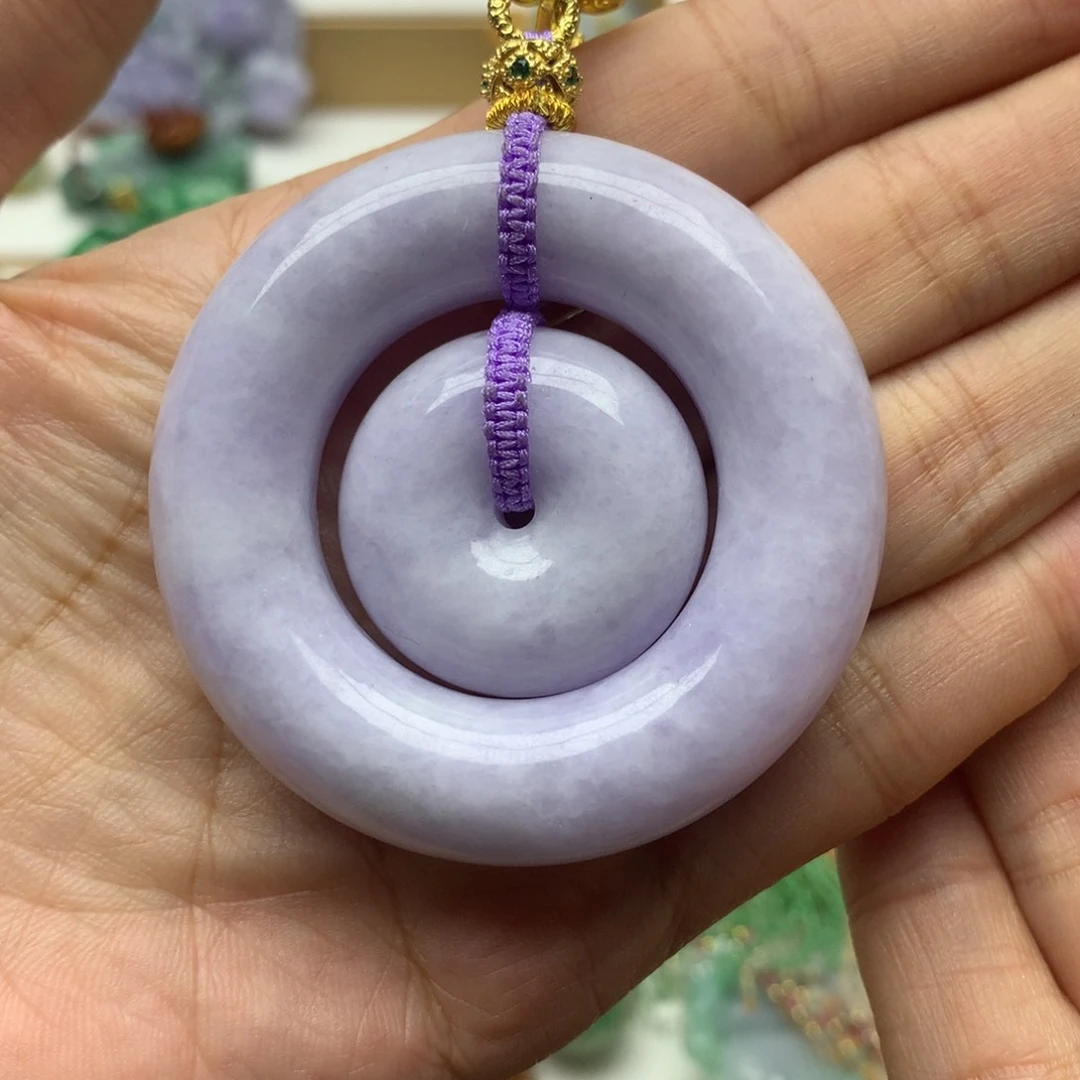 翡翠颈饰未镶嵌H****g翡翠