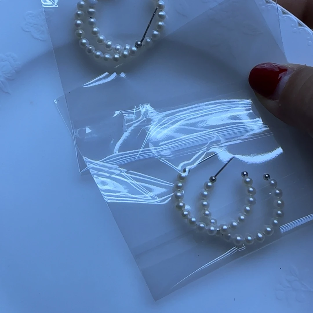 未镶嵌淡水珍珠耳圈耳钉