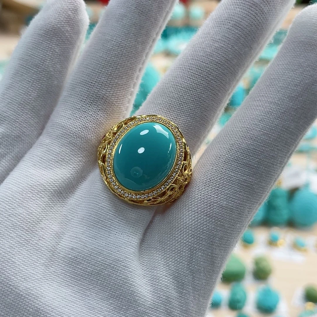 绿松石珠宝奇石未镶嵌