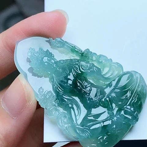 裸石翡翠翡翠杜母观音