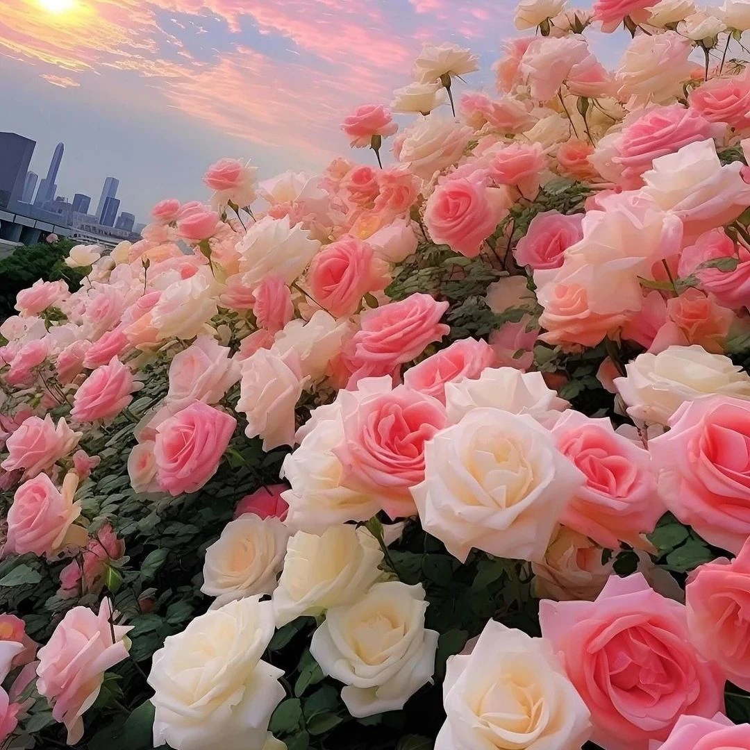 【有墙就爬】月季蔷薇花驱虫驱蚊耐热抗寒耐高温庭院四季常开