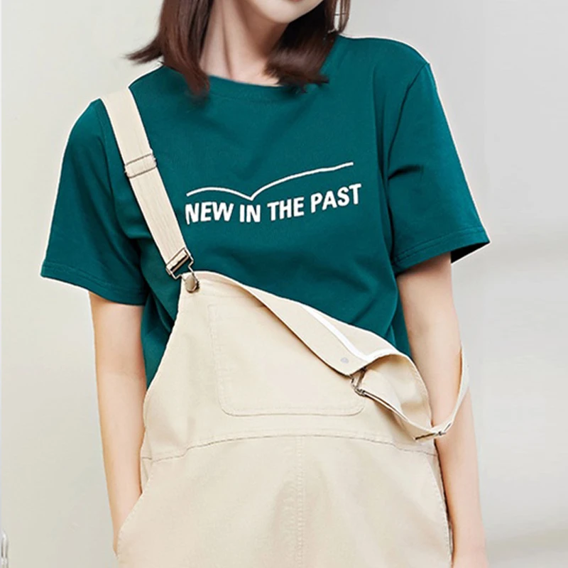 孕度孕妇短袖夏季薄款外穿纯棉大码孕妇T恤高弹圆领绿色上衣夏装