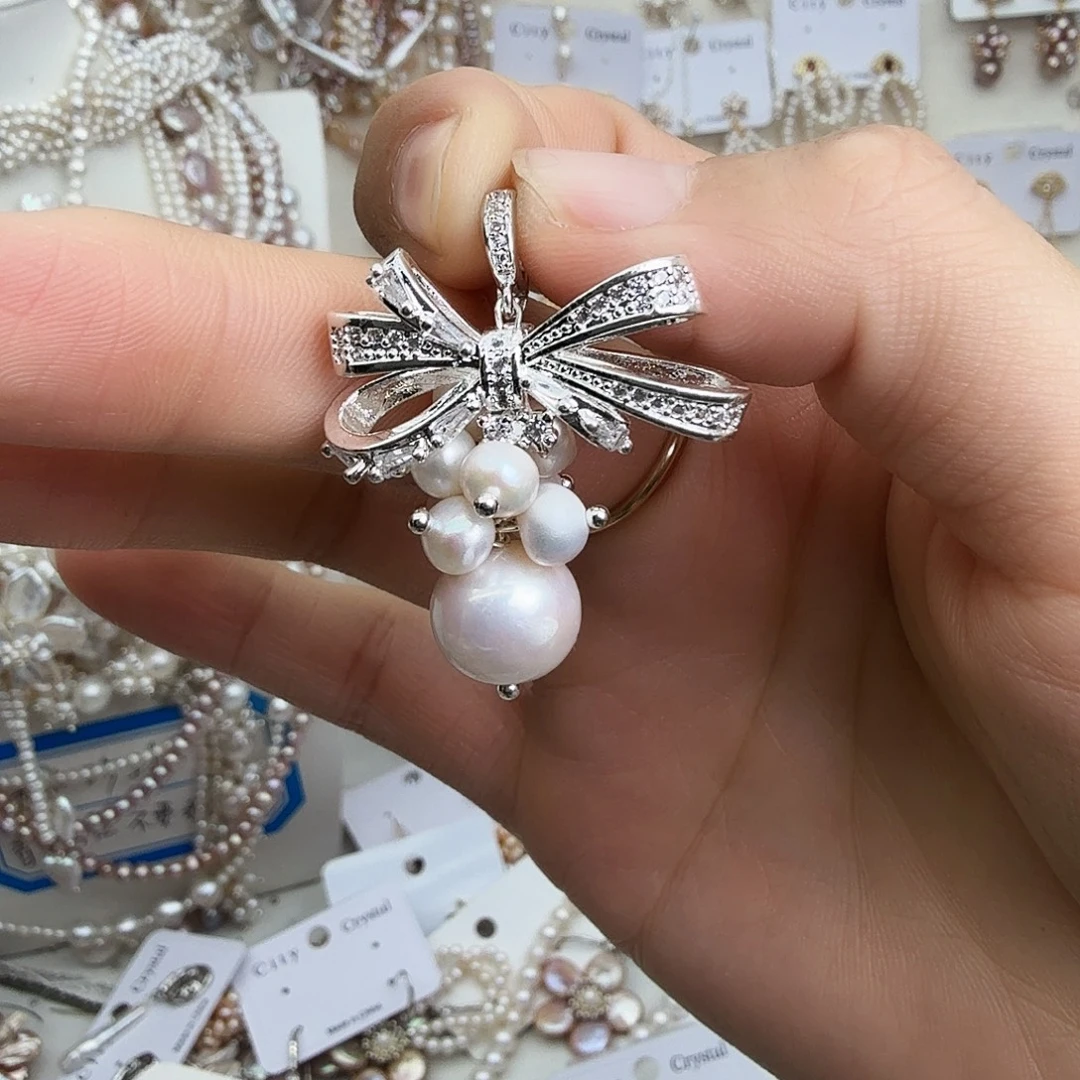 未镶嵌颈饰淡水珍珠