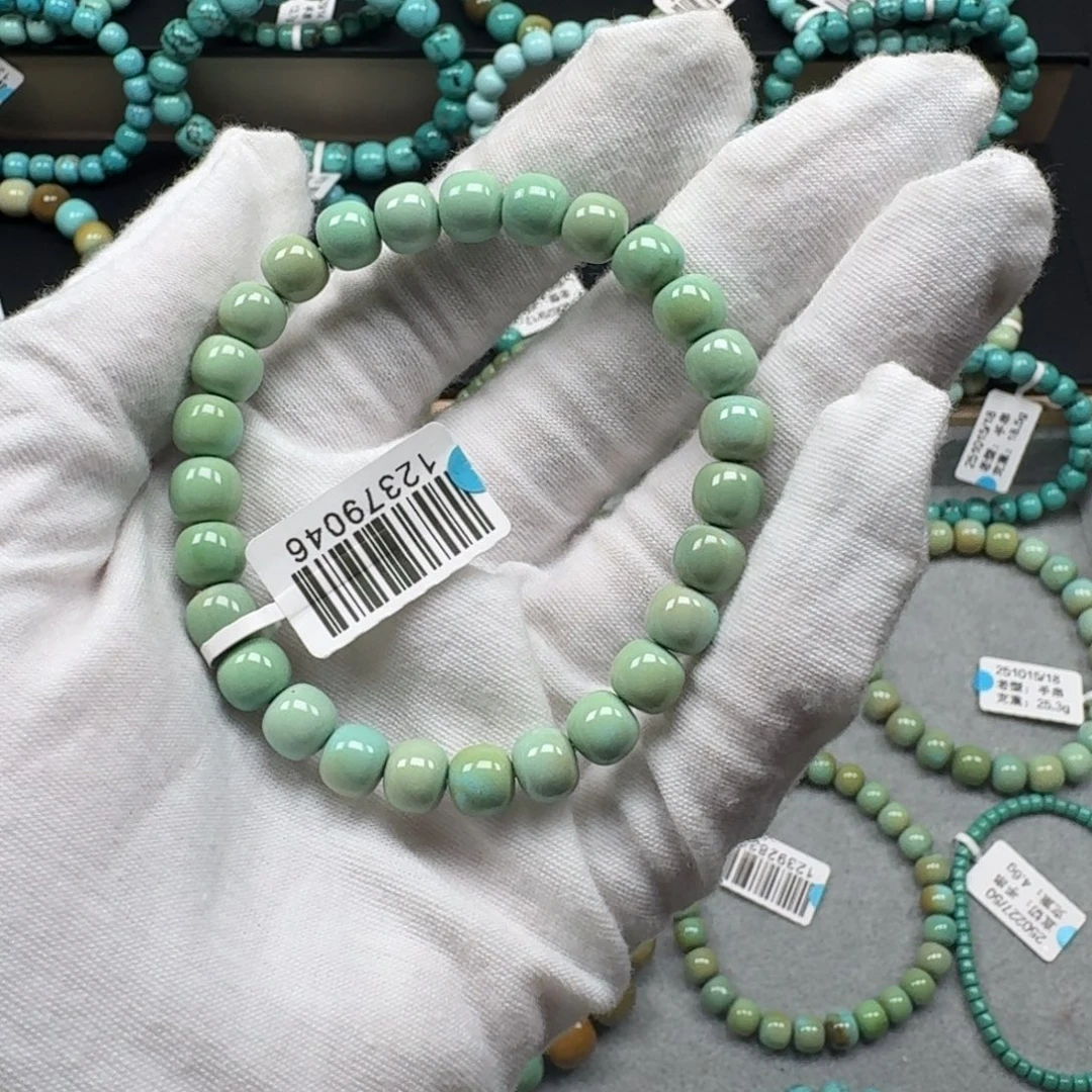 人***醒绿松石未镶嵌挂件