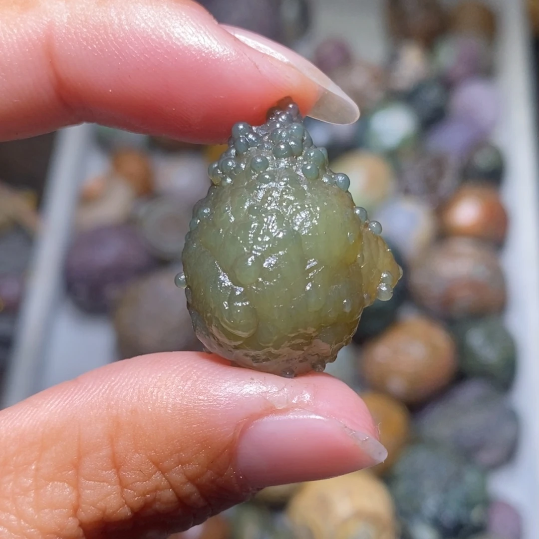 未镶嵌玛瑙/玉髓珠宝半成品