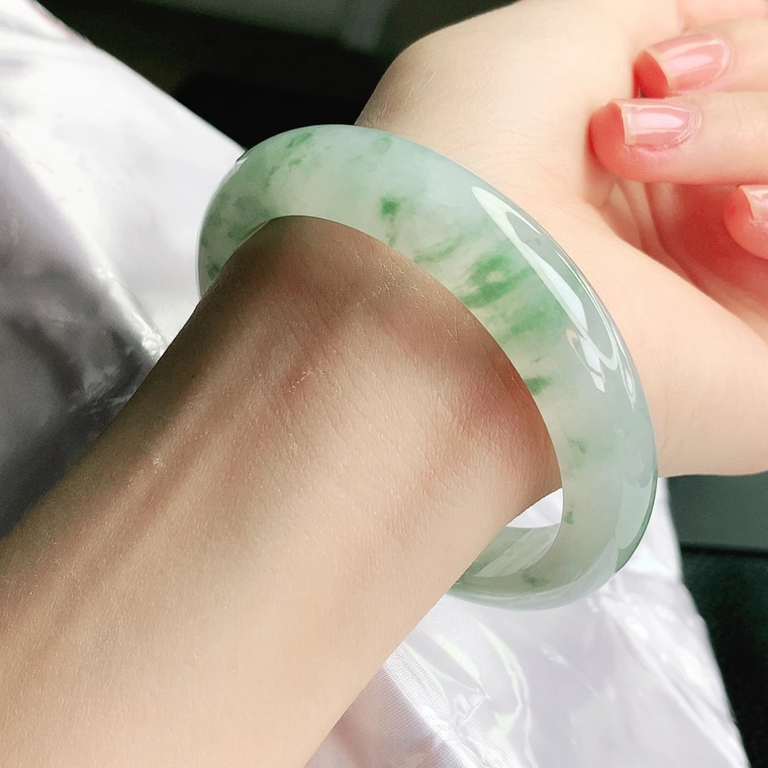 未镶嵌手镯翡翠缅甸天然a货翡翠手镯