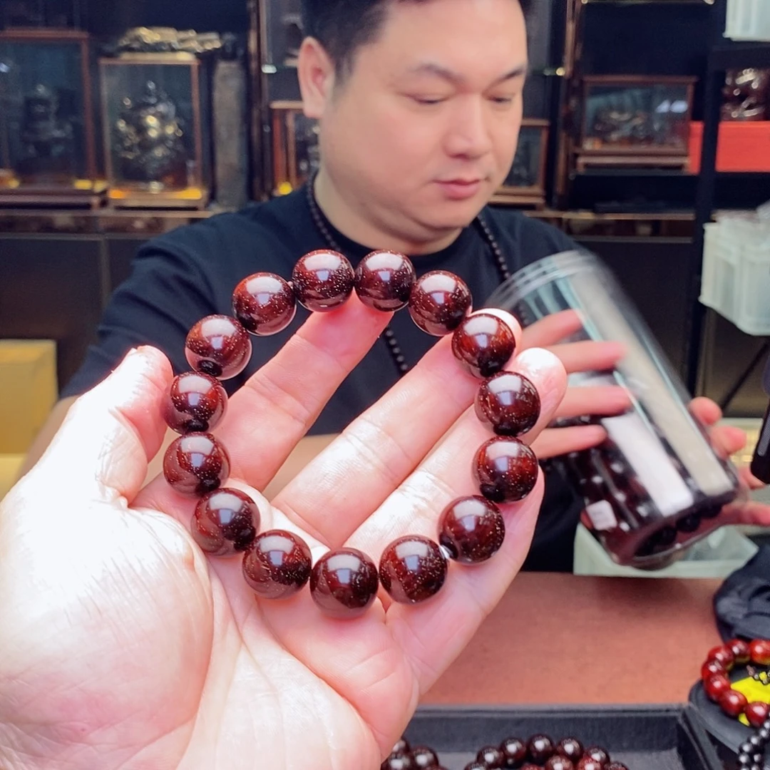 三***王檀香紫檀（小叶紫檀）手串/手链16颗