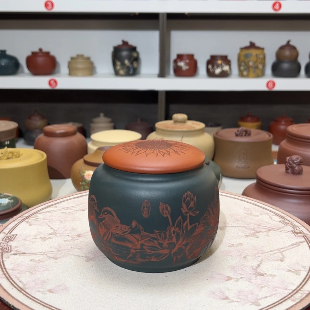 紫砂茶叶罐紫砂罐