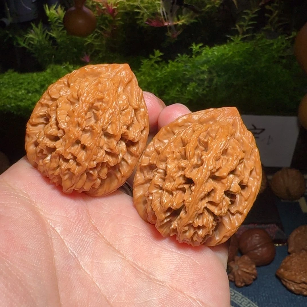 1347号40九龙筋文玩核桃