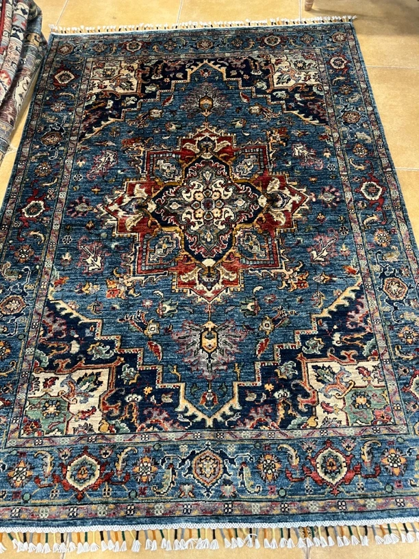 阿富汗手工地毯148 x207